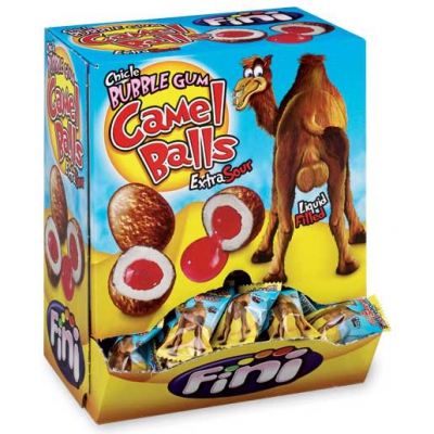  Fini Camel Balls Extra Sour Bubble Gum 200er 