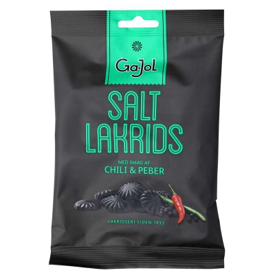  Ga-Jol Salt Lakrids Chili & Peber 140g 