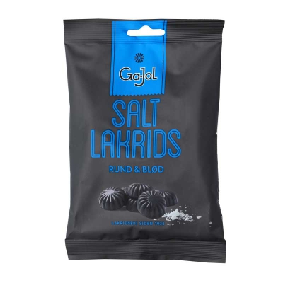  Ga-Jol Salt Lakrids Rund & Blød 140g 