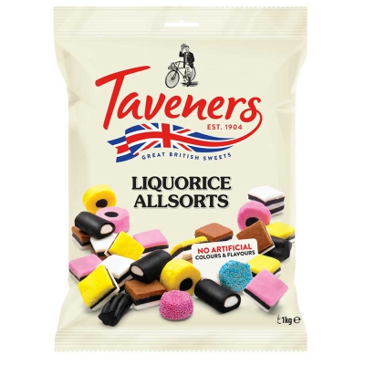  Taveners Liquorice Allsorts 900g 