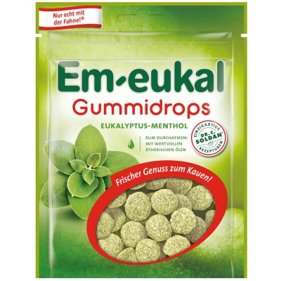  Em-eukal Gummidrops Eukalyptus-Menthol 90g 
