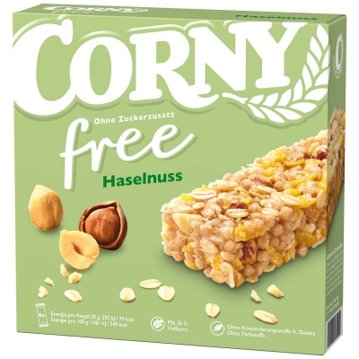  Corny free Haselnuss 6x20g 