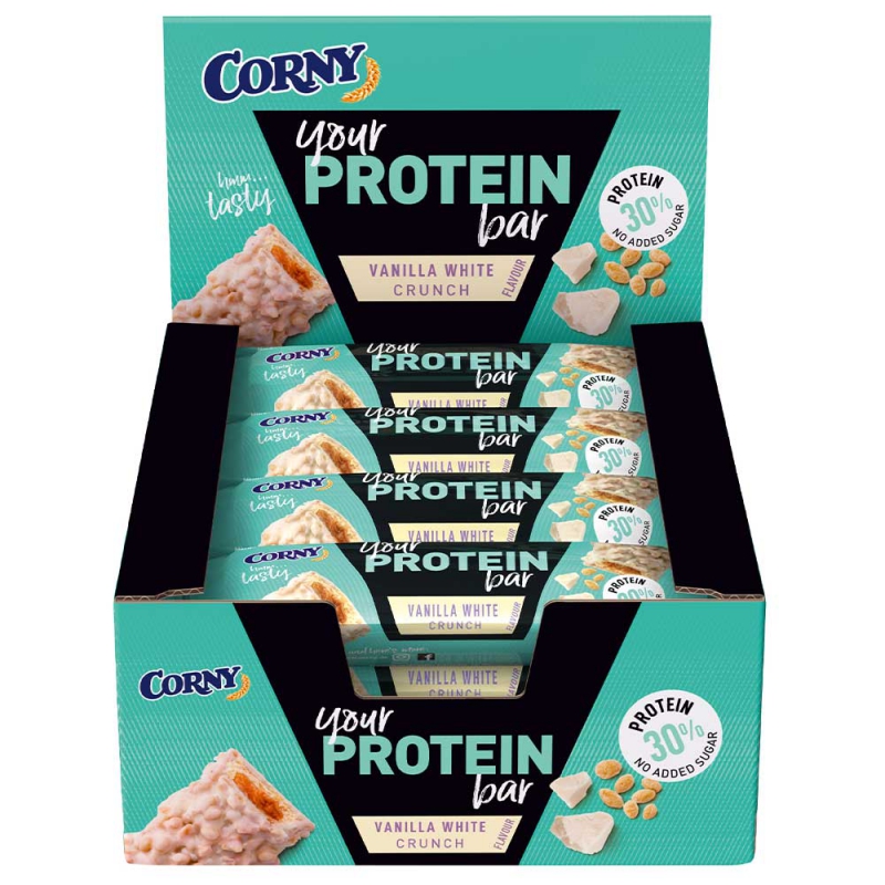  Corny Protein Crunchy Vanilla & White Choc 45g 