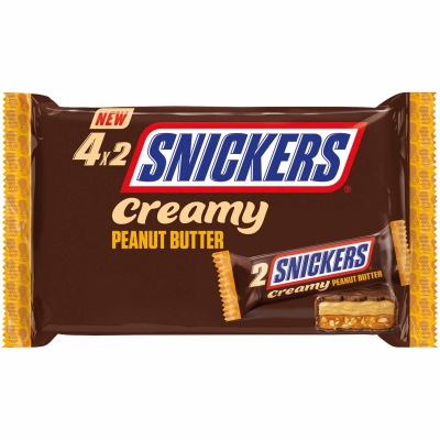  Snickers Creamy Peanut Butter 4x36,5g 
