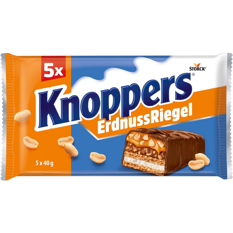  Knoppers ErdnussRiegel 5er 