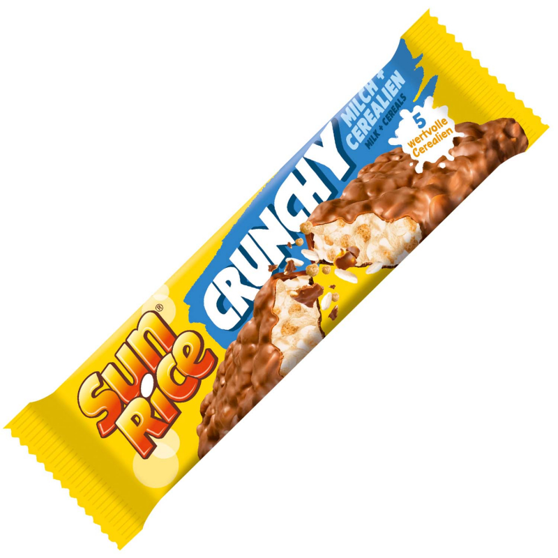  Sun Rice Crunchy Milch + Cerealien Riegel 40g 
