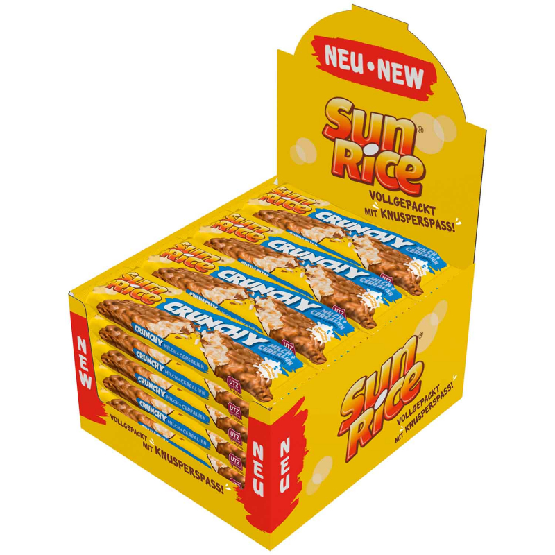  Sun Rice Crunchy Milch + Cerealien Riegel 40g 