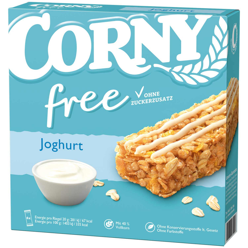  Corny free Joghurt 6x20g 