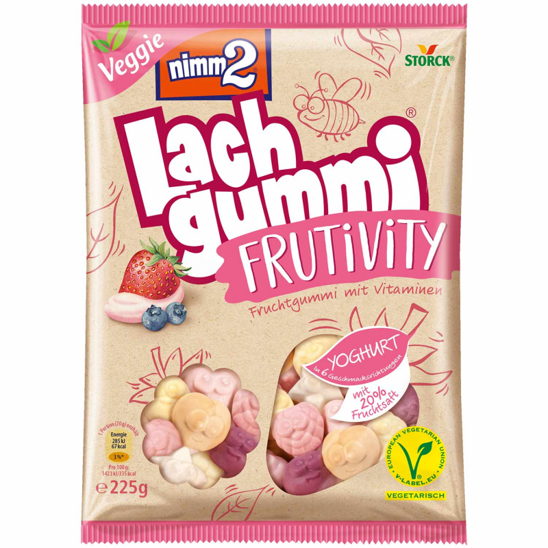  nimm2 Lachgummi Frutivity Yoghurt 0,225kg 