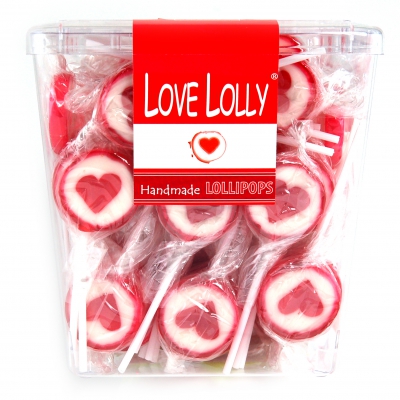  Amore Sweets Rocks Love Lolly Herz rot 100×10g 
