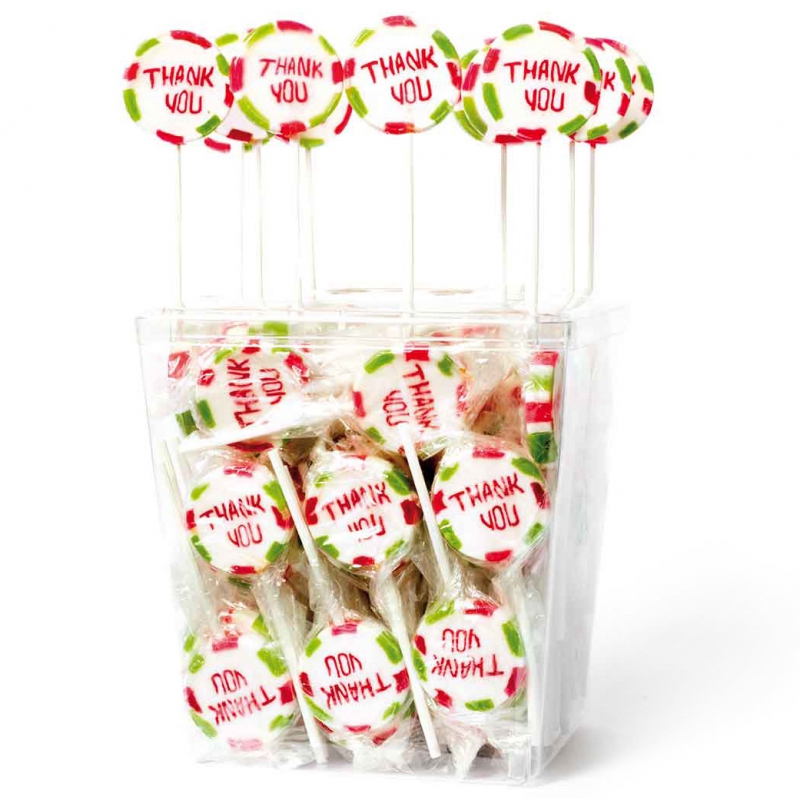  Amore Sweets Rocks Love Lolly Thank You 100×10g 
