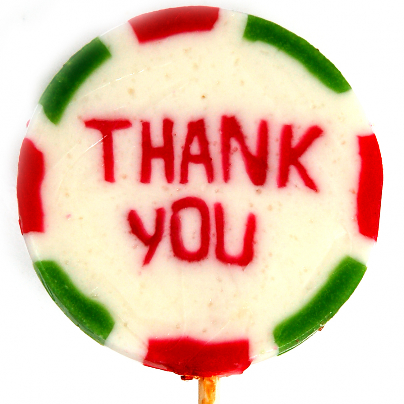  Amore Sweets Rocks Lolly Thank You 100×10g 