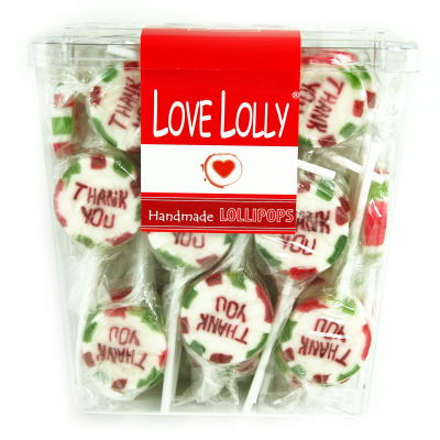  Amore Sweets Rocks Lolly Thank You 100×10g 